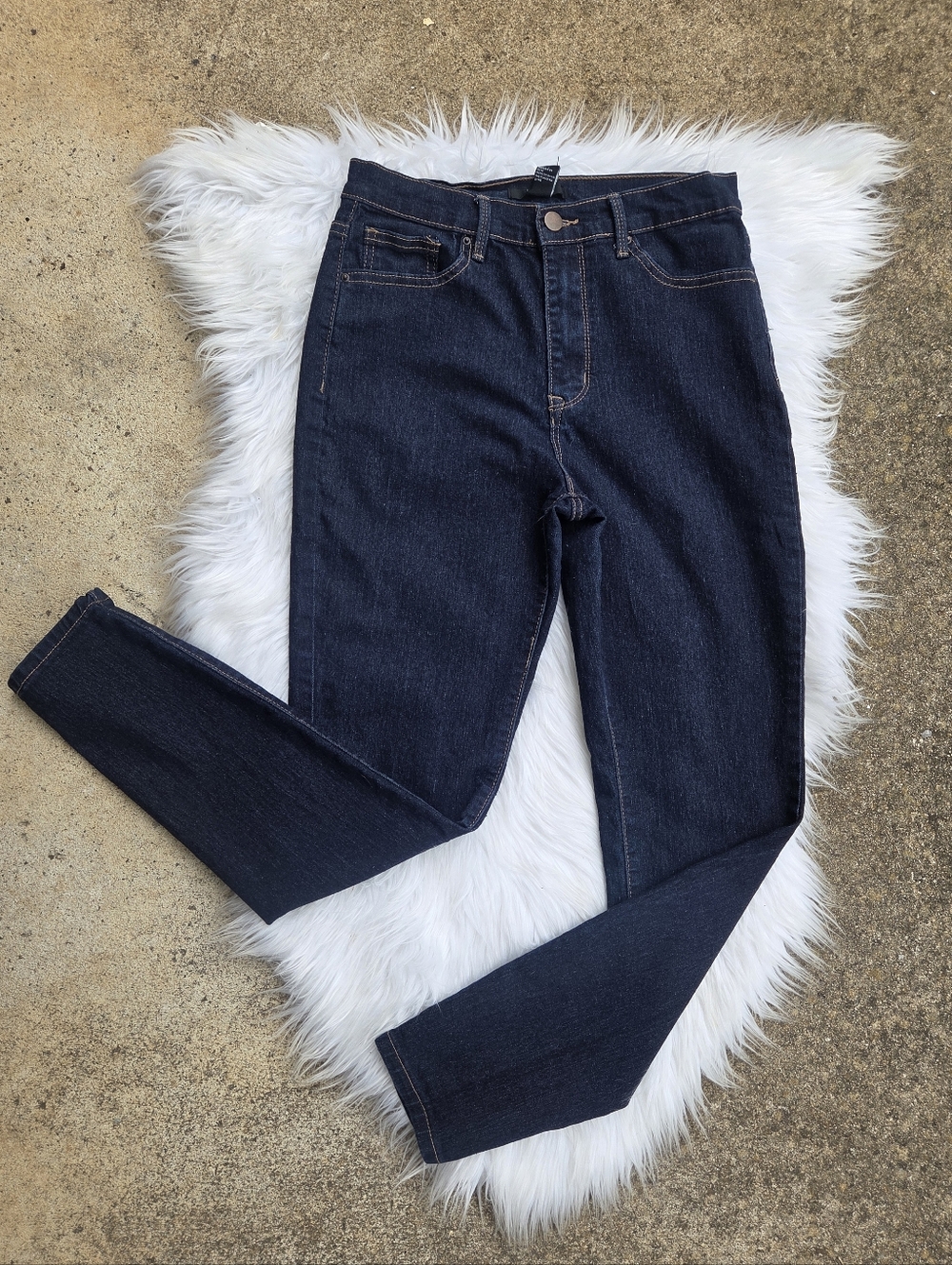 Forever 21 - Dark Blue High-Rise Skinny Women’s Jeans - Size 28